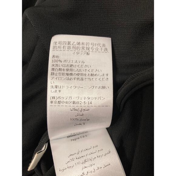 BOTTEGA VENETA $4100 Black Long Sleeve V-Neck Maxi Evening Gown Dress EU 38 US 2 - Picture 6 of 6